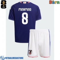 Fotballdrakt Barn Japan Takumi Minamino #8 Hjemmedraktsett VM 2026 Kortermet (+ Korte bukser)